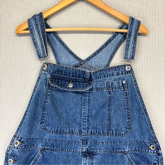 Vintage Y2K Levis Silver Tab Fits Men’s Size XL Blue Denim Baggy Overalls Faded - Picture 2 of 14